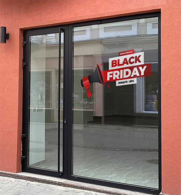 Black Friday pour vitre repositionnable